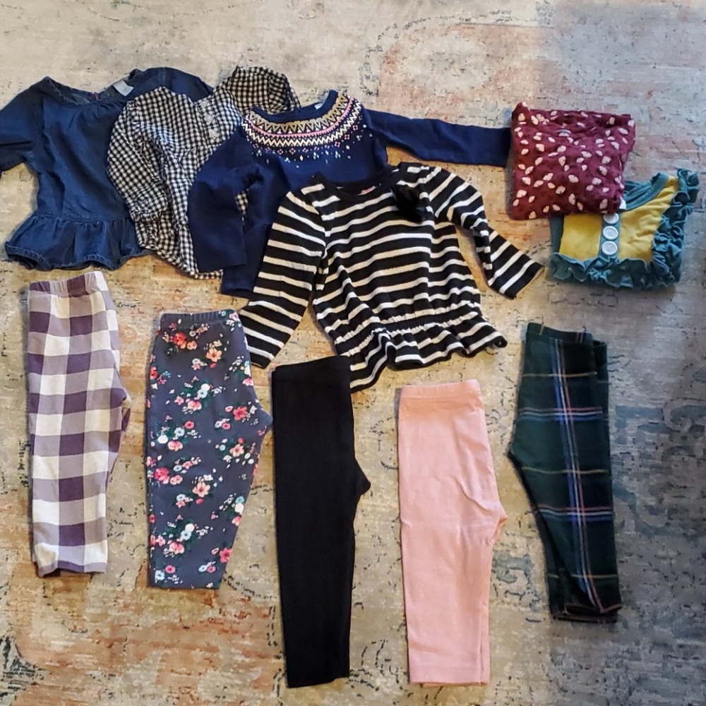 Baby girl clothes bundle size 12M